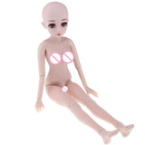 Max 1/3 Jointed Female Doll Body Part w/ Head for BJD Doll Replacement(No Music)