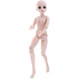 Max 1/3 Jointed Female Doll Body Part w/ Head for BJD Doll Replacement(No Music)