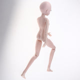 Max 1/3 Jointed Female Doll Body Part w/ Head for BJD Doll Replacement(No Music)