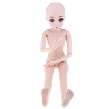 Max 1/3 Jointed Female Doll Body Part w/ Head for BJD Doll Replacement(No Music)