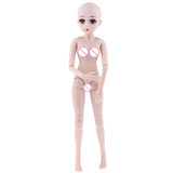 Max 1/3 Jointed Female Doll Body Part w/ Head for BJD Doll Replacement(No Music)