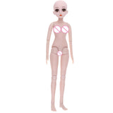 Max 1/3 Jointed Female Doll Body Part w/ Head for BJD Doll Replacement(No Music)