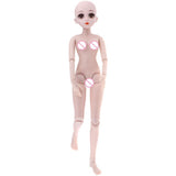 Max 1/3 Jointed Female Doll Body Part w/ Head for BJD Doll Replacement(No Music)