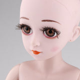 Max 1/3 Jointed Female Doll Body Part w/ Head for BJD Doll Replacement(No Music)