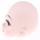 Max 1/3 Lifelike Girl Doll Make Up Head with Eyes for BJD Doll Body Parts Accs