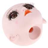 Max 1/3 Lifelike Girl Doll Make Up Head with Eyes for BJD Doll Body Parts Accs