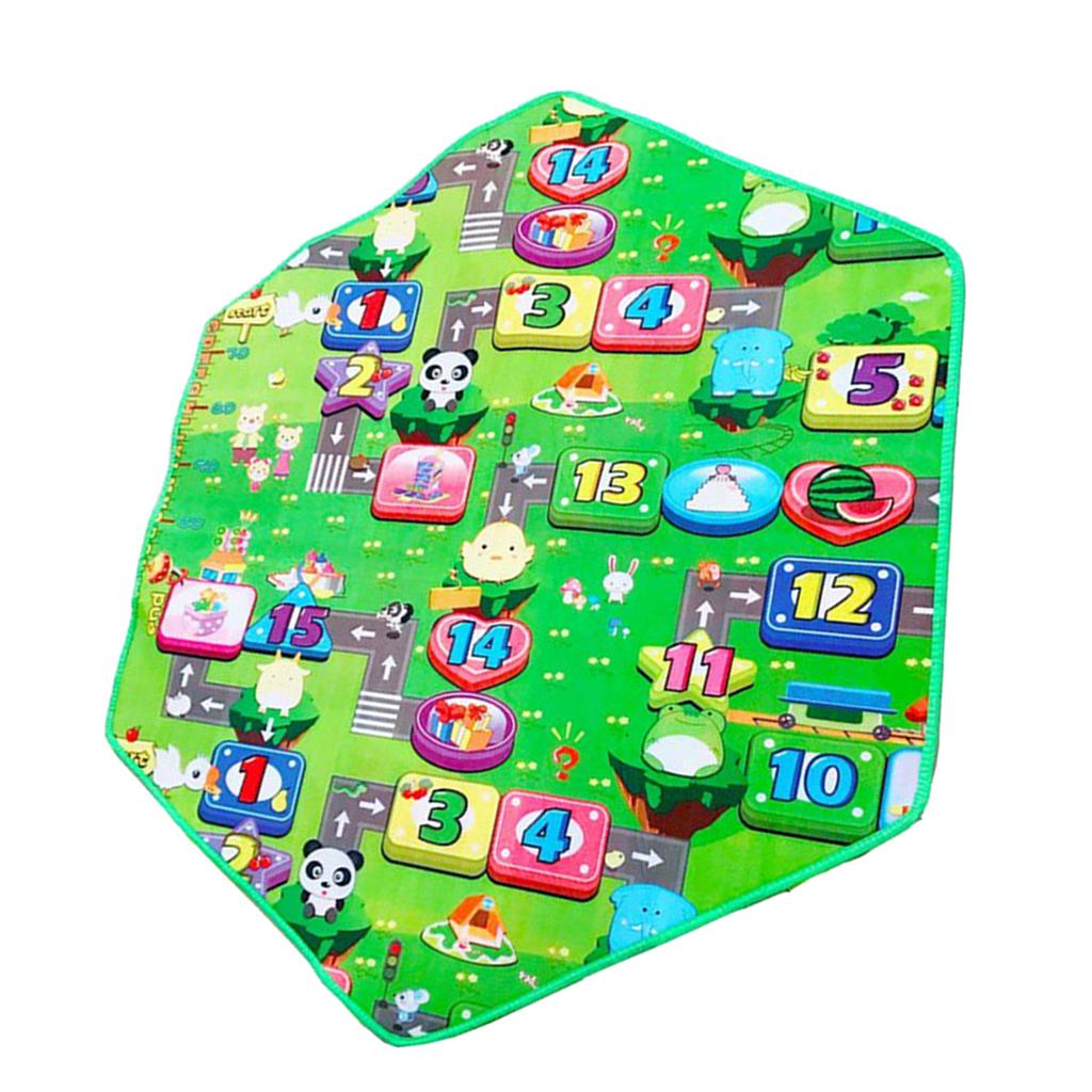 Maxbell Baby Play Mat Crawling Mat Double Side Baby Hexagonal Carpet Tent Accessory