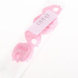 Max 10 Pieces 1/12 Dollhouse Miniature Baby Doll Drool Bibs Kits Accs Pink