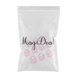 Max 10 Pieces 1/12 Dollhouse Miniature Baby Doll Drool Bibs Kits Accs Pink