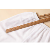 Max Kids Lightweight Breathable Leisure Pants Summer Silk Trousers - White