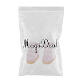 Max 1 Pair Of Long Rabbit Ears Boots Doll Plush Boots For OB11 Medium Doll pink