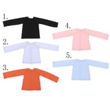 Max Fashion Long Sleeve T-Shirt for 1/4 BJD XinYi Doll Dress Up Accs Black