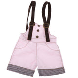 Max 1/4 BJD Doll Outfit Doll Suspender Trousers Pants Accessories Pink