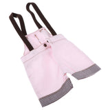 Max 1/4 BJD Doll Outfit Doll Suspender Trousers Pants Accessories Pink