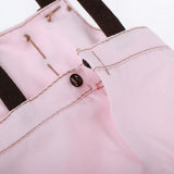 Max 1/4 BJD Doll Outfit Doll Suspender Trousers Pants Accessories Pink