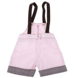 Max 1/4 BJD Doll Outfit Doll Suspender Trousers Pants Accessories Pink