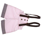 Max 1/4 BJD Doll Outfit Doll Suspender Trousers Pants Accessories Pink