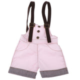 Max 1/4 BJD Doll Outfit Doll Suspender Trousers Pants Accessories Pink