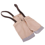 Max 1/4 BJD Doll Outfit Doll Suspender Trousers Pants Accessories Khaki
