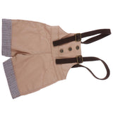 Max 1/4 BJD Doll Outfit Doll Suspender Trousers Pants Accessories Khaki