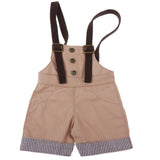 Max 1/4 BJD Doll Outfit Doll Suspender Trousers Pants Accessories Khaki