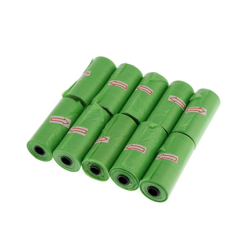 Maxbell 10 Rolls Portable Baby Diaper Nappy Discarded Dispenser Bag Green