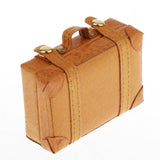 Max 1/6 Scale Dollhouse Miniature Vintage Suitcase Luggage for BJD Doll Yellow