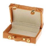 Max 1/6 Scale Dollhouse Miniature Vintage Suitcase Luggage for BJD Doll Yellow