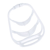 Max 1/12 Dollhouse Miniature Metal 2-Tier Fruit Basket Stand Kitchen Accs White