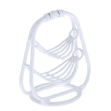 Max 1/12 Dollhouse Miniature Metal 2-Tier Fruit Basket Stand Kitchen Accs White