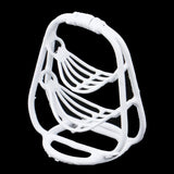 Max 1/12 Dollhouse Miniature Metal 2-Tier Fruit Basket Stand Kitchen Accs White