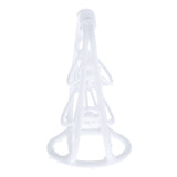 Max 1/12 Dollhouse Miniature Metal 2-Tier Fruit Basket Stand Kitchen Accs White