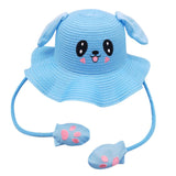 Max Maxb Baby Girls Kids Children Cap Summer Beach Sun Straw Hat Headwear Blue