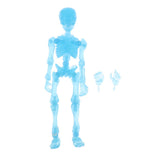 Full Body Halloween Skeleton Man w/ Hand Groups for Decoration Electric Blue