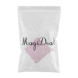 Maxbell Pure Cotton Infant Face Hand Bath Saliva Towel Baby Bibs Handkerchief pink