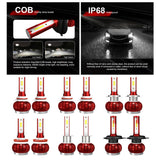 Max MINI K1 Car LED Headlight Bulbs Conversion Kit Hi/Lo Beam Lamps H1