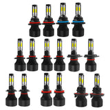 Max 4Side S2 Black LED Headlamp Bulb Conversion Kit Hi/Lo Beam Lamp 9004 HB1