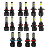 Max 4Side S2 Black LED Headlamp Bulb Conversion Kit Hi/Lo Beam Lamp 9004 HB1