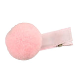 Girls Headdress Kids Hair Ball Hair Band Lovely Plush Hairpin Pink