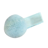 Girls Headdress Kids Hair Ball Hair Band Lovely Plush Hairpin Mint Green