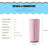 Maxbell LED Essential Oil Diffuser 4 Colors Aromatherapy Air Humidifier Pink