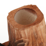 Max Creative Solid Wood Carving Animal Pen Holder Collection Gift Black Bear