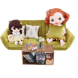 Max Dollhouse Miniature Iron Storage Basket for Living Room/Kitchen/Study Room