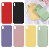 Max Liquid Silicone Anti-fall Phone Case For iPhone Red iPhoneXR