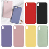 Max Liquid Silicone Anti-fall Phone Case For iPhone Red iPhoneXR