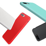 Max Liquid Silicone Anti-fall Phone Case For iPhone Red iPhoneXR