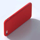 Max Liquid Silicone Anti-fall Phone Case For iPhone Red iPhoneXR