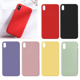 Max Liquid Silicone Anti-fall Phone Case For iPhone Red iPhoneXR