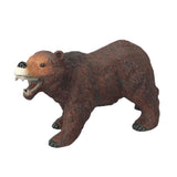 Max Animal Model with Sound Simulation Animal Figurines Toys Set Brown Bear