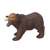 Max Animal Model with Sound Simulation Animal Figurines Toys Set Brown Bear